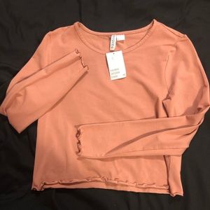 3 for $10 💋 NWT rose colored crop top